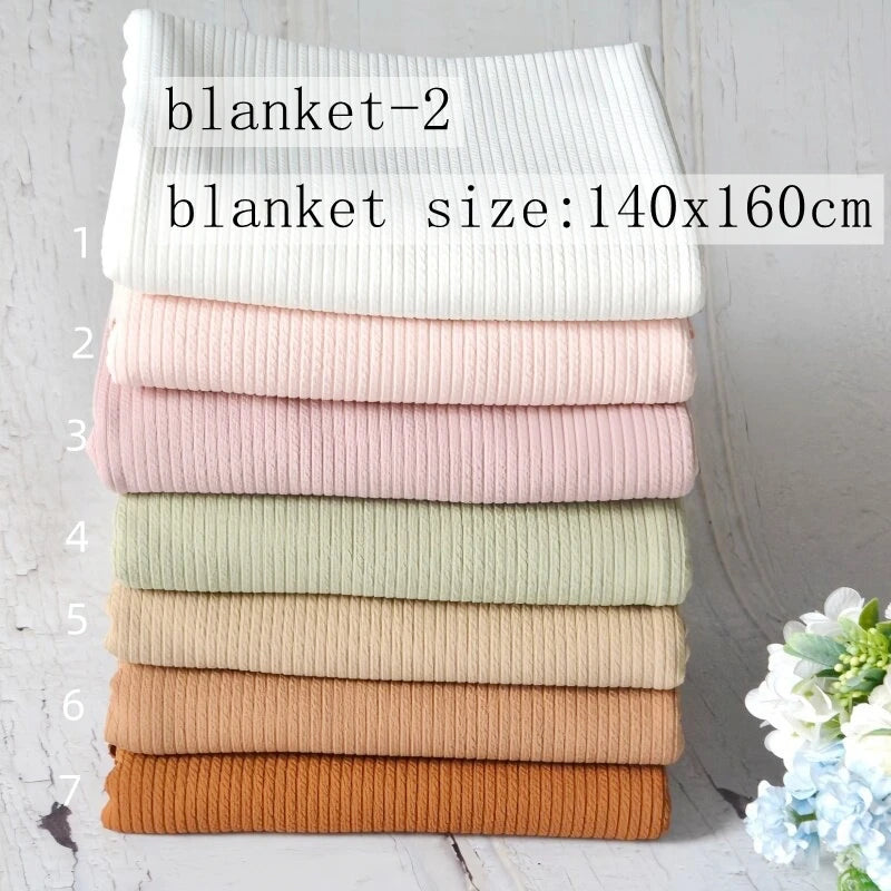 Stretchy Newborn Wrap Photography Jersey Baby Swaddle Wrap Headband Set Posing Pillow Newborn Photography Backdrops Accessories