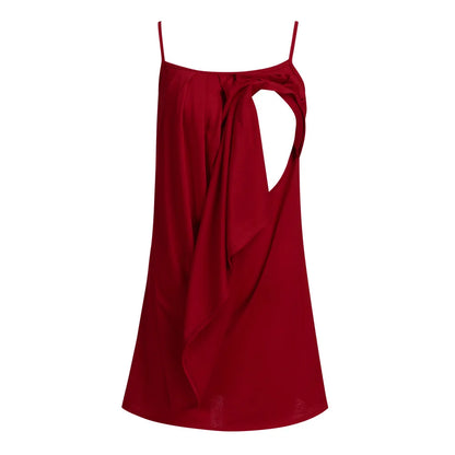 Wholesale Postpartum Woman Strap Tees for Breastfeeding T-Shirt Summer Tank Tops