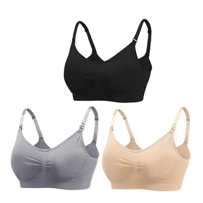 3PC/lot Maternity Nursing Bras Cotton Breastfeeding & Pregnant Moms