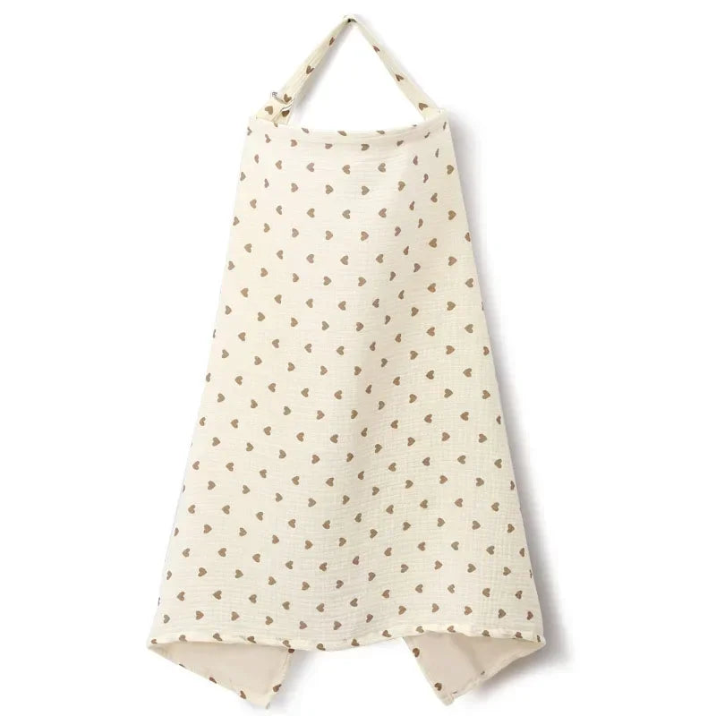 Cotton Mother Outing Breastfeeding Cover Baby Feeding Nursing Covers Adjustable Privacy Breastfeeding Apron Stroller Blanket
