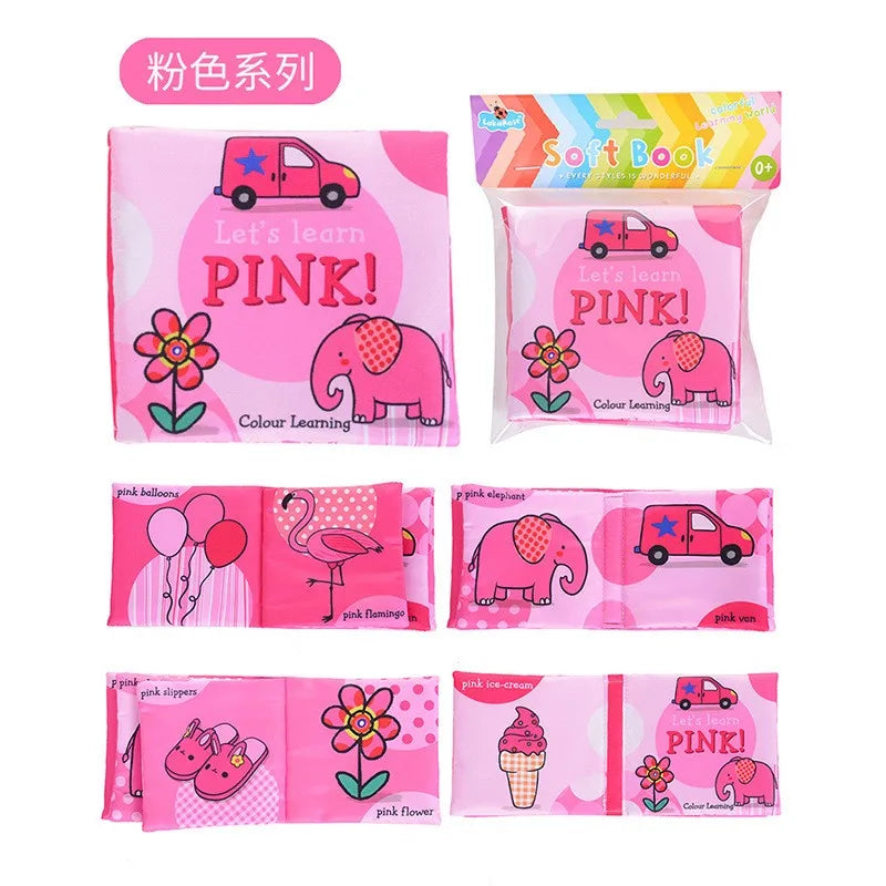 Baby Cloth Books Toys Soft Montessori Sensory Early Education Learning Games for Kids 0-12 Months Educational Infant Development