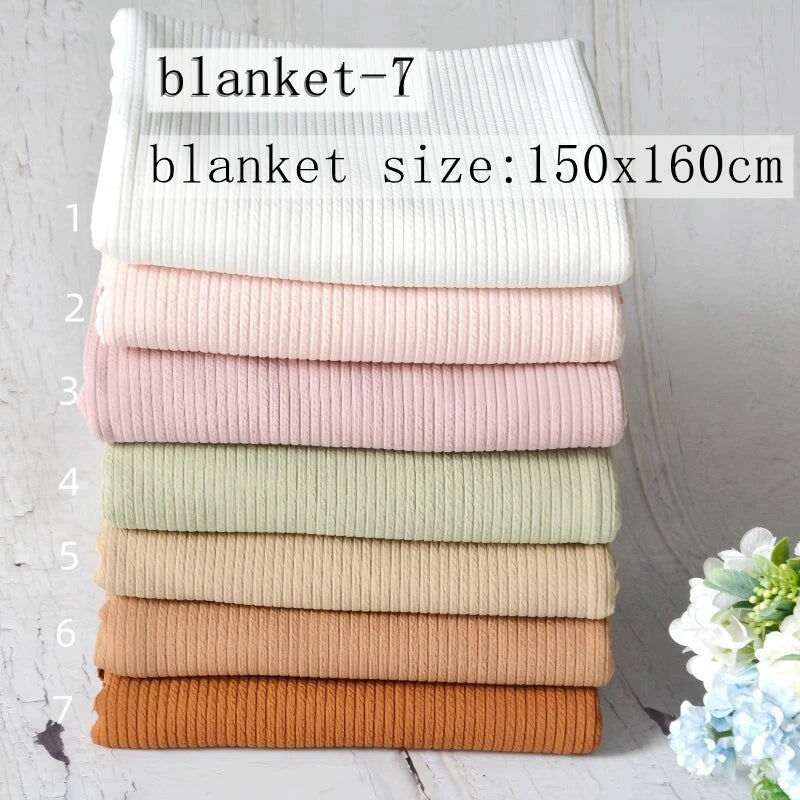 Stretchy Newborn Wrap Photography Jersey Baby Swaddle Wrap Headband Set Posing Pillow Newborn Photography Backdrops Accessories
