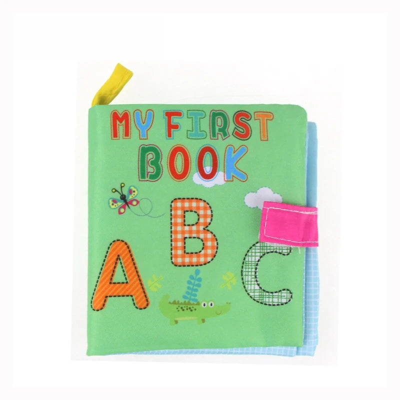 Baby Soft Cloth Book 0-36 Month Montessori Early Educational Toys Cognitive Book for Toddler