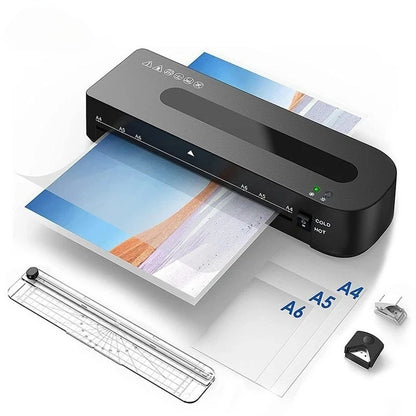 A4/A5/A6 Professional Hot and Cold Office Laminating Machine for Document Photo Sealing Machine Desktop Overmolding Machine