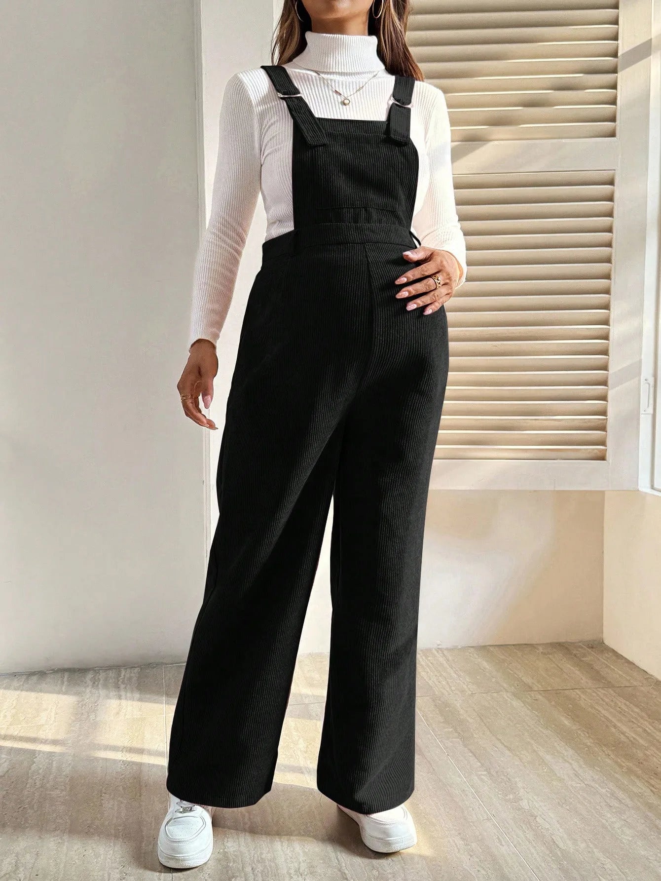 Maternity Corduroy Overalls Pregnancy Clothing for Pregnant Women Pants Autumn Winter