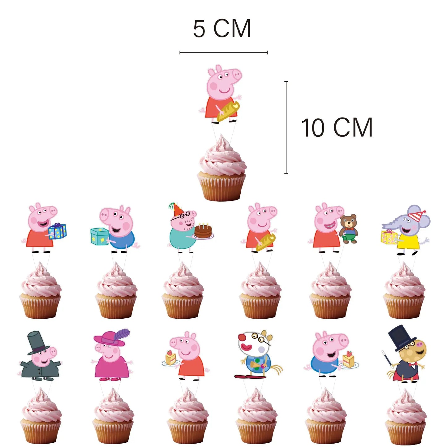 Peppa Pig Birthday Party Decorations Balloons Plate Cup Banner Tableware Set for Baby Shower George Page Party Favors Kids Gifts