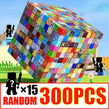 10-500PCS Magnetic Blocks Sets Building Toys Mine Magnet World Model For Boys Girls STEM Montessori Sensory Cubes Toddlers Gifts