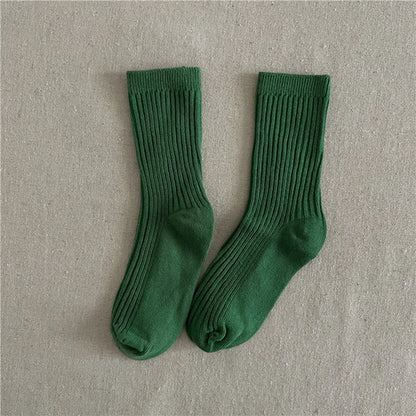 1-10Years Kids Boys Girls School Sock Stripped Toddlers Ankle Socks Cotton Children's Casual Sock Soft