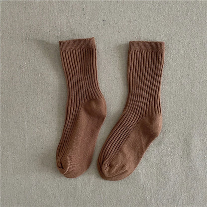 1-10Years Kids Boys Girls School Sock Stripped Toddlers Ankle Socks Cotton Children's Casual Sock Soft