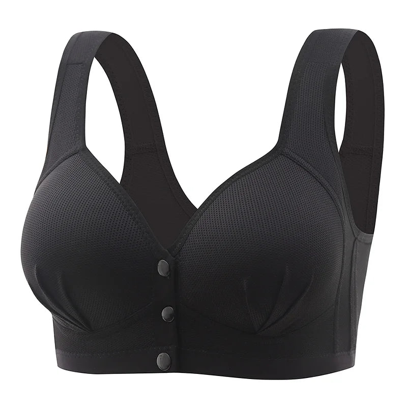 Maternity Bra Wire Free Front Closure Breastfeeding Nursing Bra