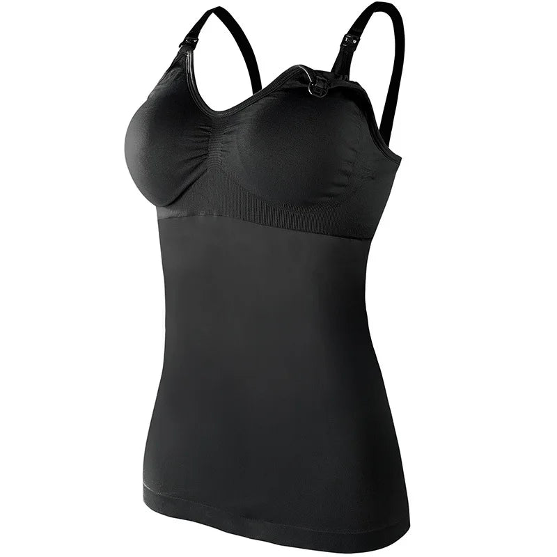 Wholesale Postpartum Woman Strap Tees for Breastfeeding T-Shirt Summer Tank Tops