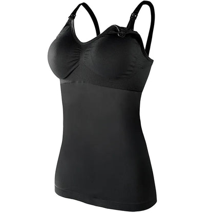 Wholesale Postpartum Woman Strap Tees for Breastfeeding T-Shirt Summer Tank Tops