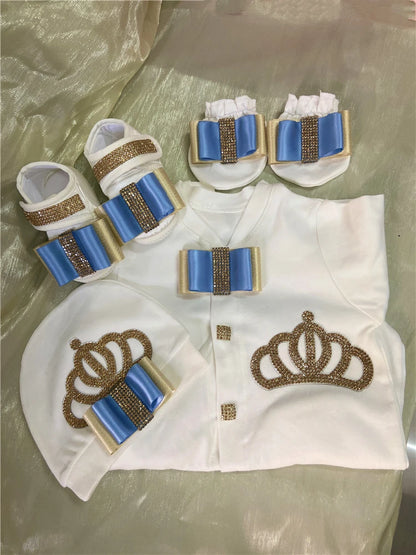 Onesie Baby Girl Crown Purple Home Coming Outfit Layette Jewels set Baptism Take Me Home Outfit Baby shower gift Newborn Gifts