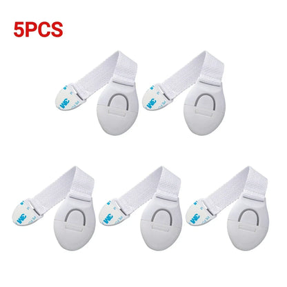 Child Safety Cabinet Lock Kids Security Protection Drawer Door Cabinet Lock Plastic Protection Baby Safety Door Lock