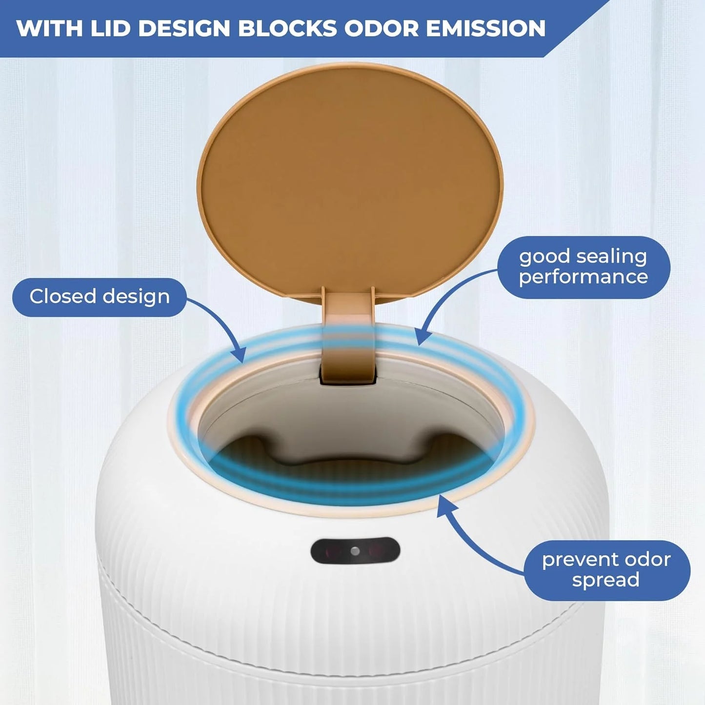 2026 Smart Sensor Wastebasket, Convenient and Hygienic Easy to Use, Technology Sensor