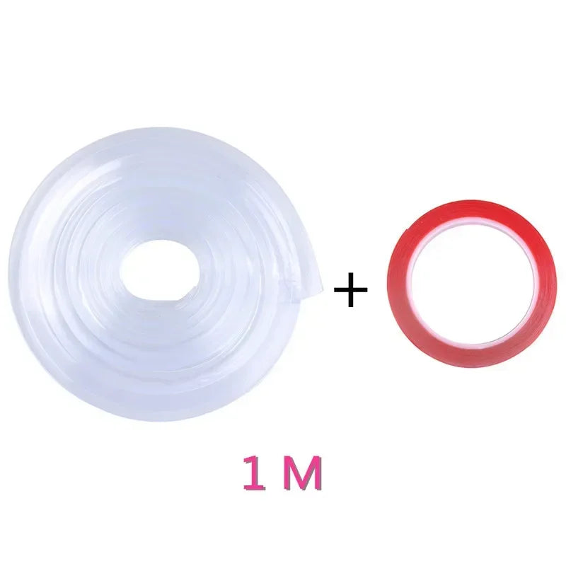 Home Baby Silicone Anti-collision Baby Safety Corner Protection Strip Guards Transparent Table Edge Furniture Corner Protectors