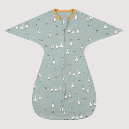 INSULAR Infant Hugging Blanket Soft Sleeping Bag All Cotton Sleep Sack Anti-startle 0-1Y