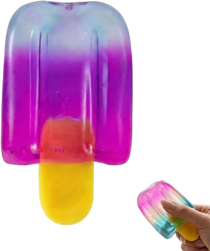 Hot New Ice Cream Squeezing Soft Candy Summer Sensory Stress Relief Color Pinching Music Fidget Sensory Toy