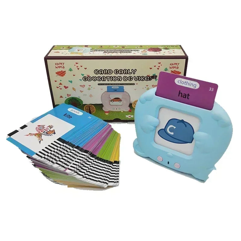 Learning Machine for Kid Talking Flash Cards Kindergarten Kids Language Electronic Audio Book Learn English