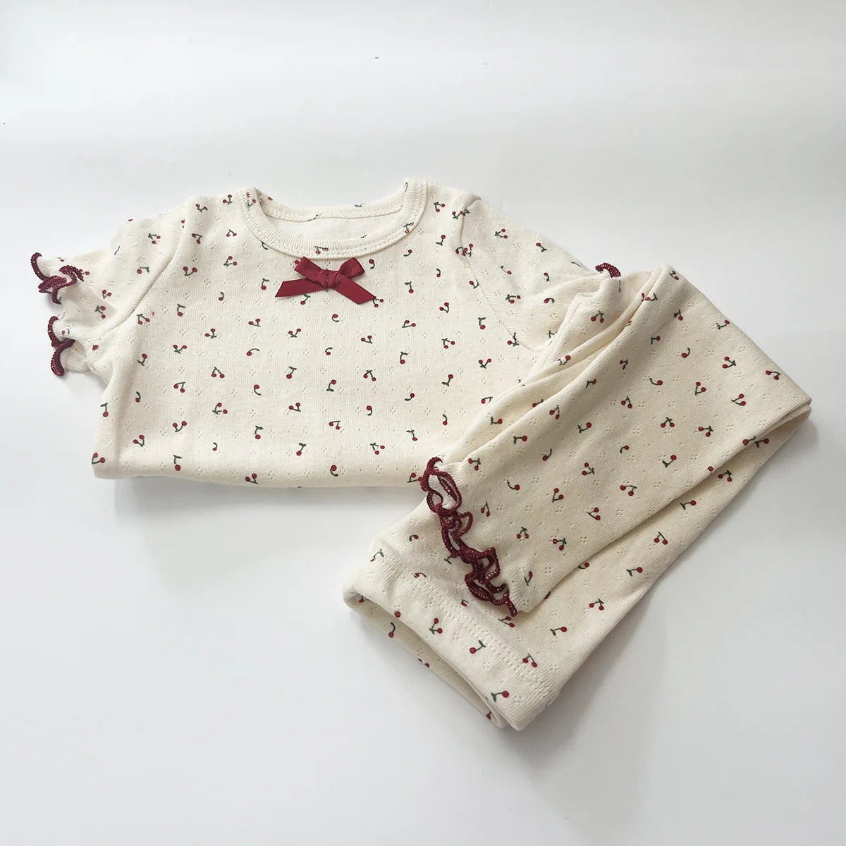 1-6T Toddler Baby Girl Clothes Set Summer 100% Cotton 2pcs Pajamas Set