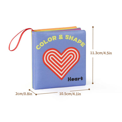 Children Cloth Book Rustle Sound Soft Cloth Parent-child Interaction Tear-proof Cognition Toys Six-piece Set