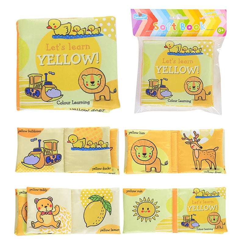 Baby Cloth Books Toys Soft Montessori Sensory Early Education Learning Games for Kids 0-12 Months Educational Infant Development