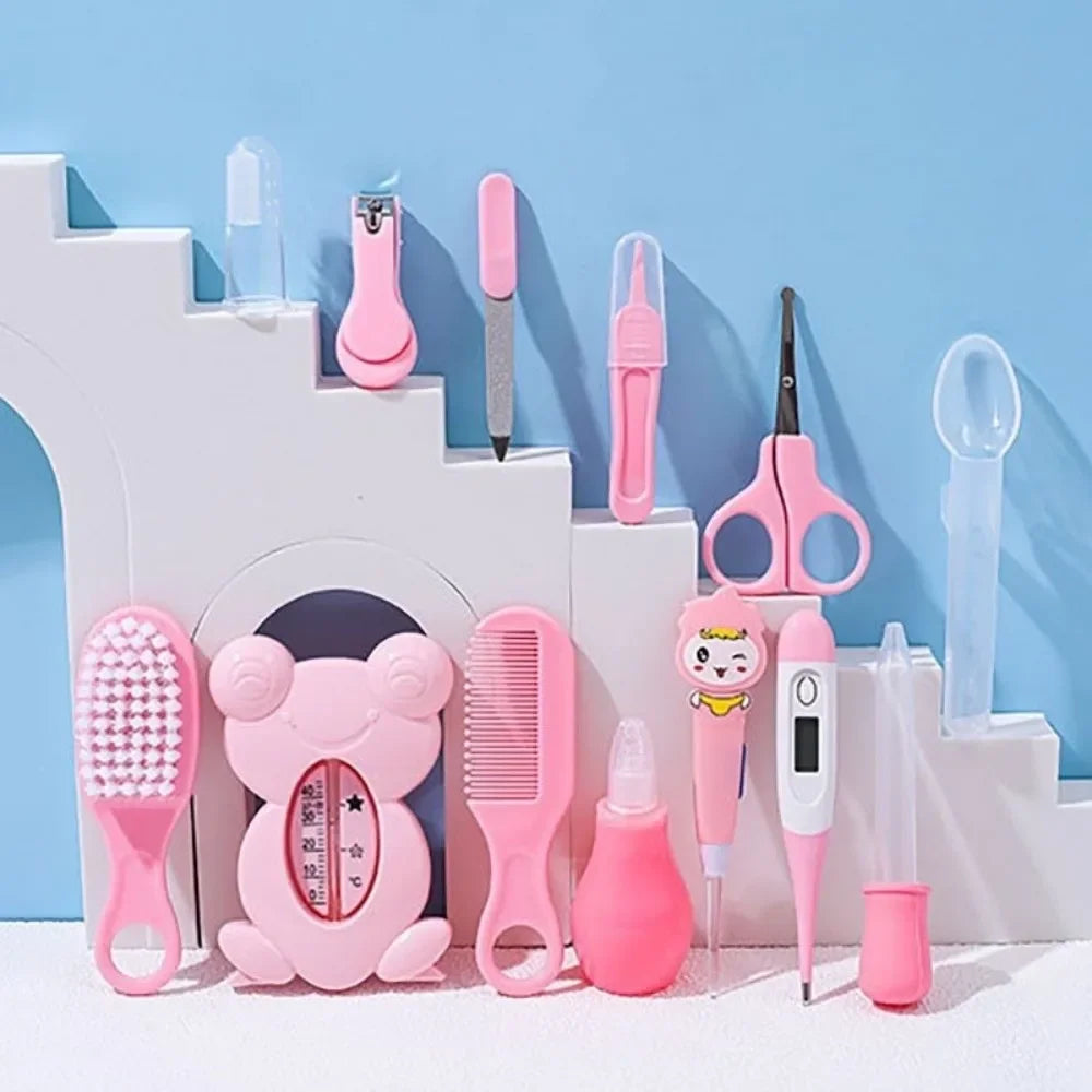 4/8/13pcs Comb Grooming Baby Care Kit Baby Portable Tool Grooming Nail Care Set