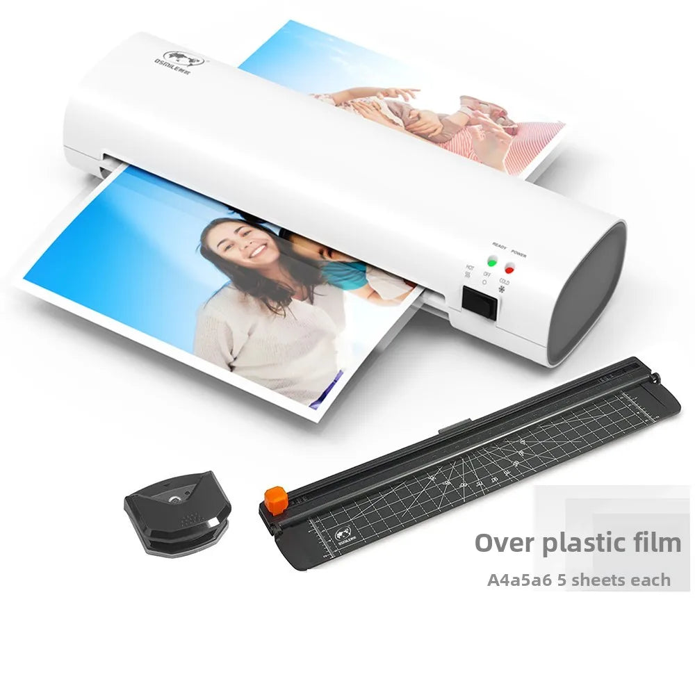 Intelligent Hot and Cold Laminating Machinesl268Match setsA4Plastic Sealing Machine One-Key Fast Heat Anti-Jamming
