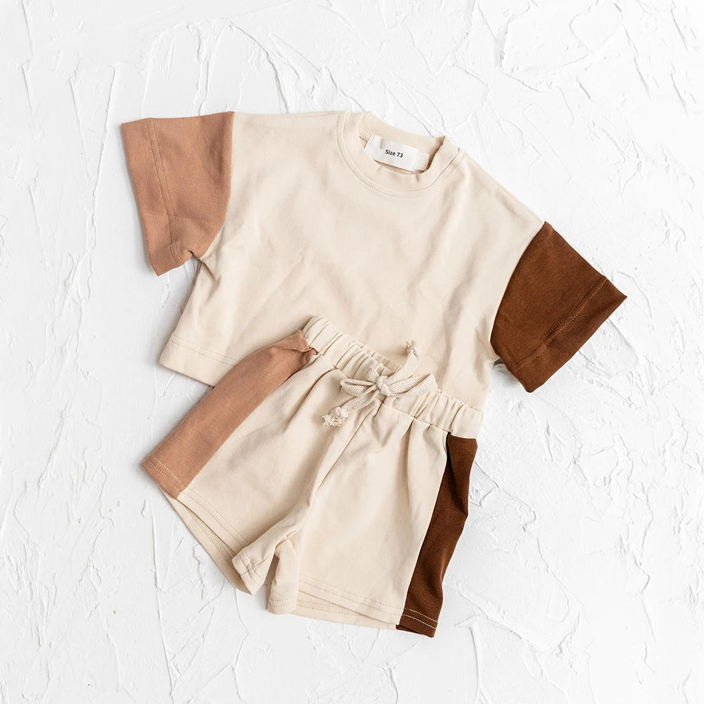Summer Baby Romper, Oversized Unisex Cotton Short Sleeve Bodysuit for Newborns