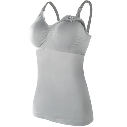 Wholesale Postpartum Woman Strap Tees for Breastfeeding T-Shirt Summer Tank Tops