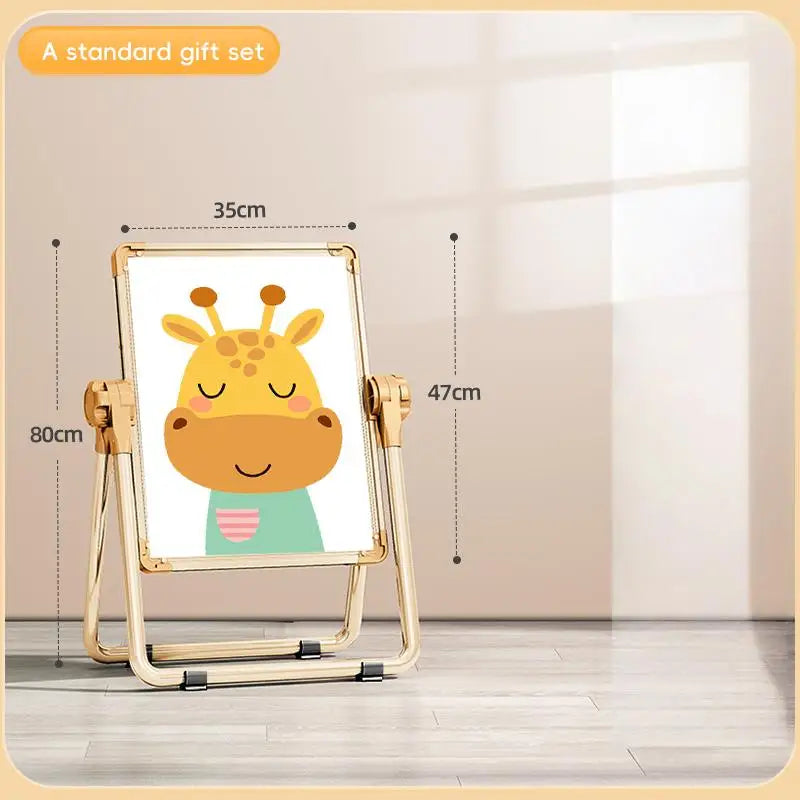 Children's drawing board, baby magnetic double-sided teaching, home small blackboard stand, colored graffiti, erasable writing