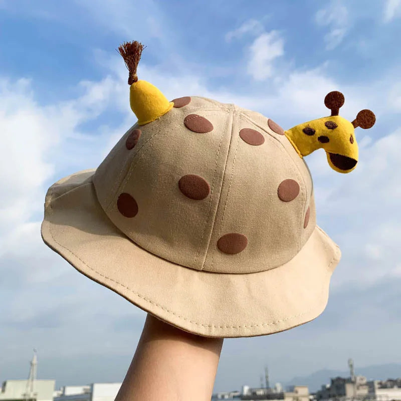 Baby Bucket Hat for Kids Spring Outdoor Boys Girls Sun Hat Summer Cute Frog Toddler Children Fisherman Cap Cotton