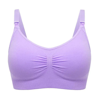 Nursing bra maternity anti-sagging breathable nursing bra high quality large size