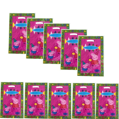 Peppa Pig Birthday Party Decorations Balloons Plate Cup Banner Tableware Set for Baby Shower George Page Party Favors Kids Gifts
