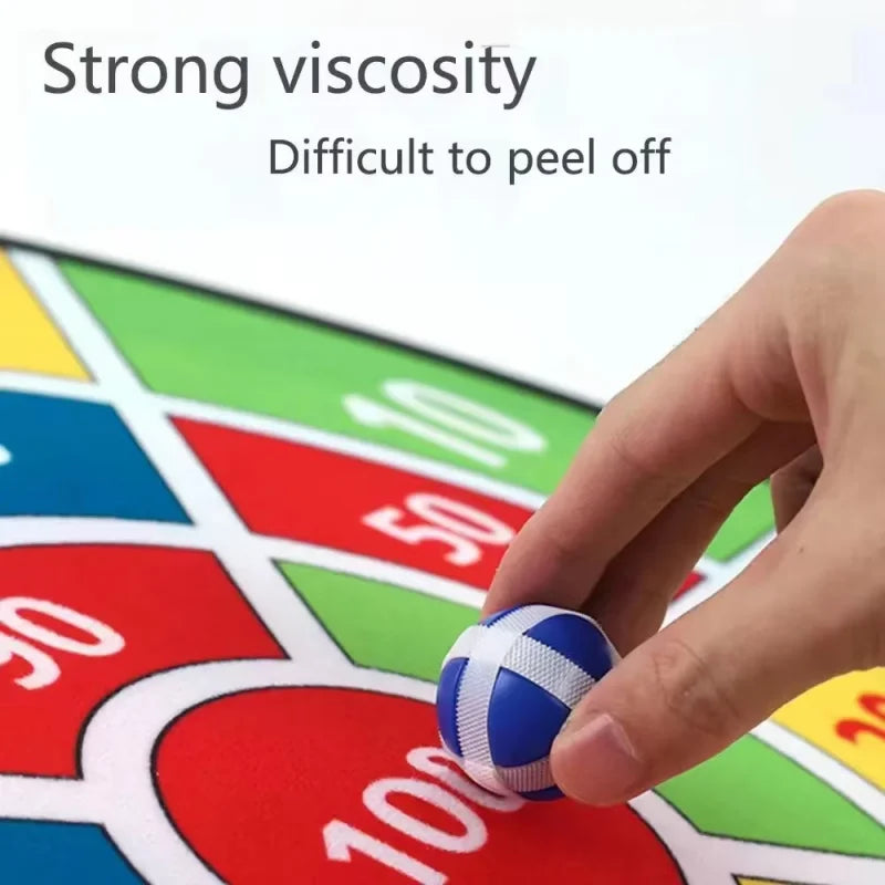 36cm Toy Dart Board with Sticky Balls Indoor/Outdoor Fun