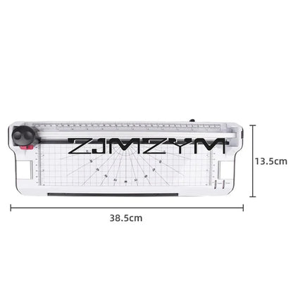 A4 Thermal Laminator Machine, Hot & Cold Dual Mode Photo Document Sealer, Compact Office Laminating Kit with Paper Cutter
