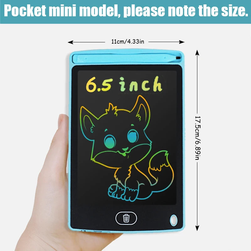 16/12/8.5/6.5 Inch LCD Writing Drawing Tablet Doodle Board Montessori Educational Toy for kids