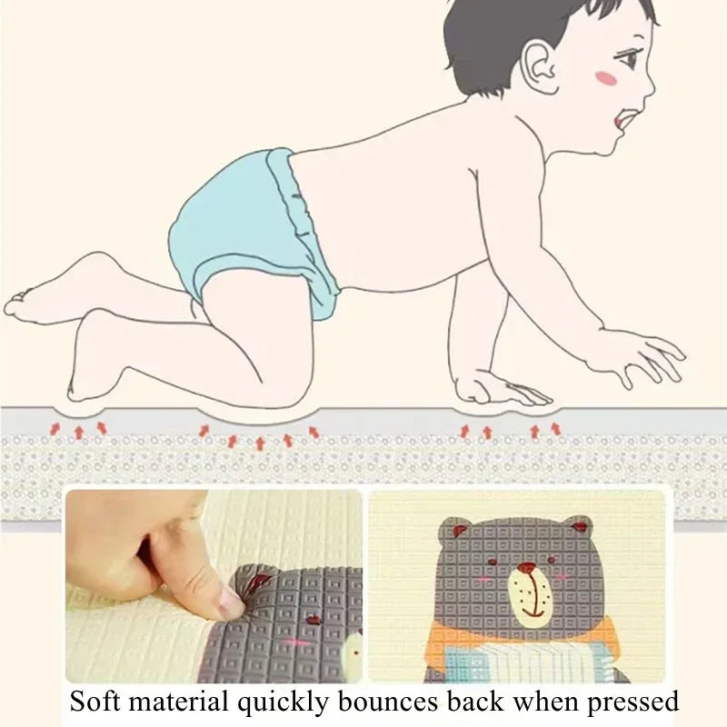 5 sizes to choose Baby Crawling Play Mats Non-toxic High-quality Baby Activity Gym Carpet Baby Game Children's Safety Rug