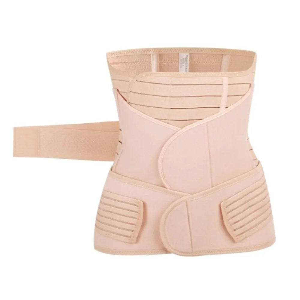 3pcs Breathable Postpartum Belly Belt Corset Shapewear Postpartum Belly