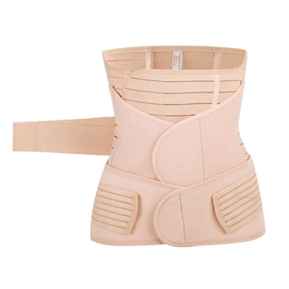 3pcs Breathable Postpartum Belly Belt Corset Shapewear Postpartum Belly