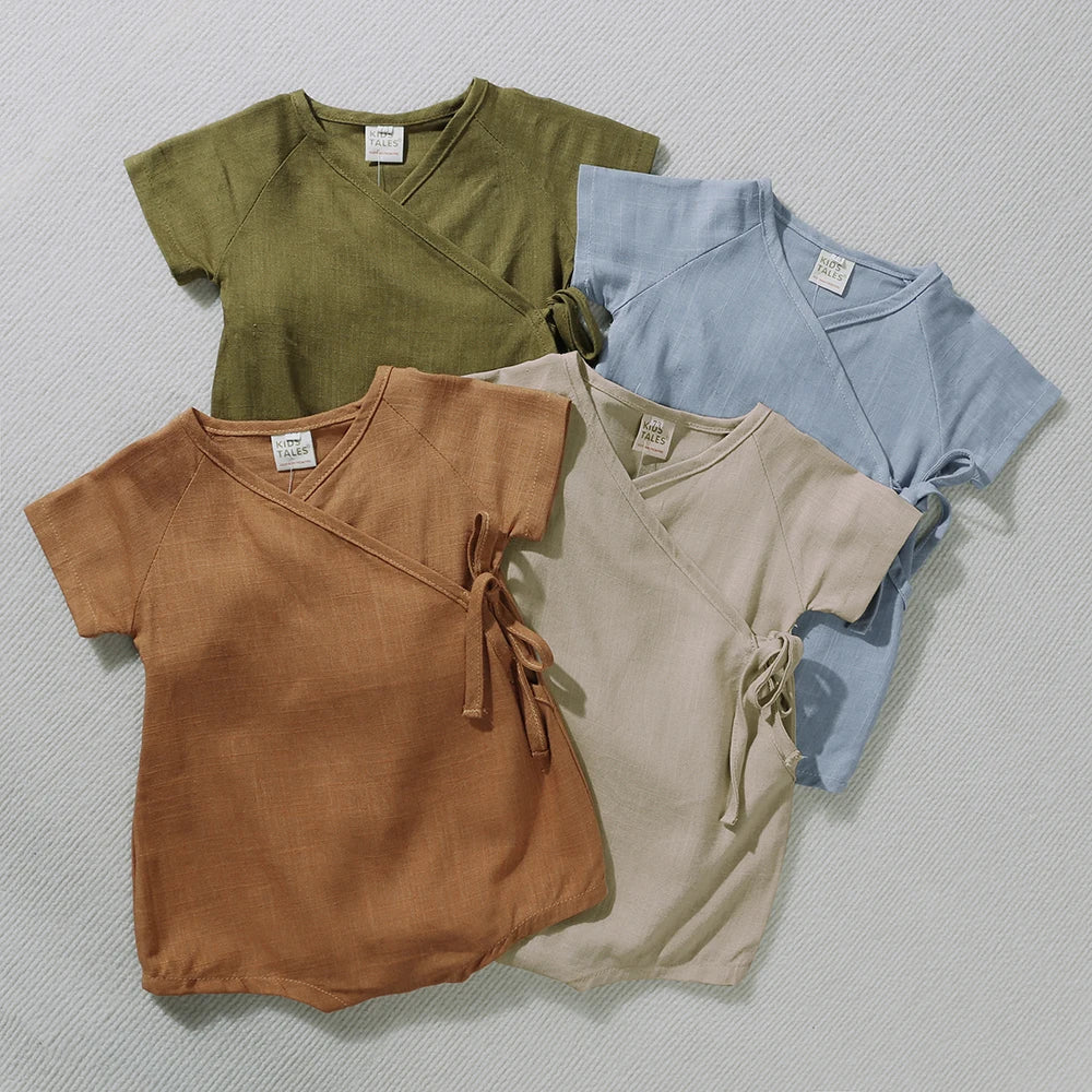 2026 Summer Newborn Baby Romper Cotton Short Sleeve Clothes Toddler Boys Girls