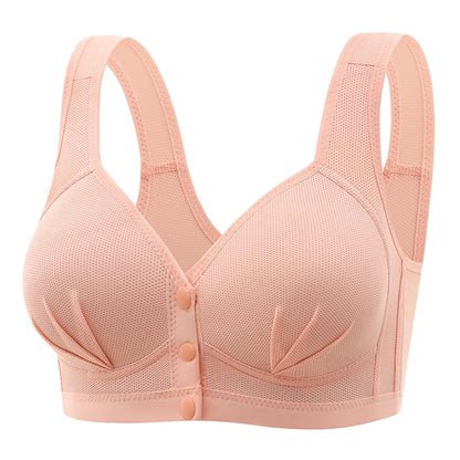 Maternity Bra Wire Free Front Closure Breastfeeding Nursing Bra