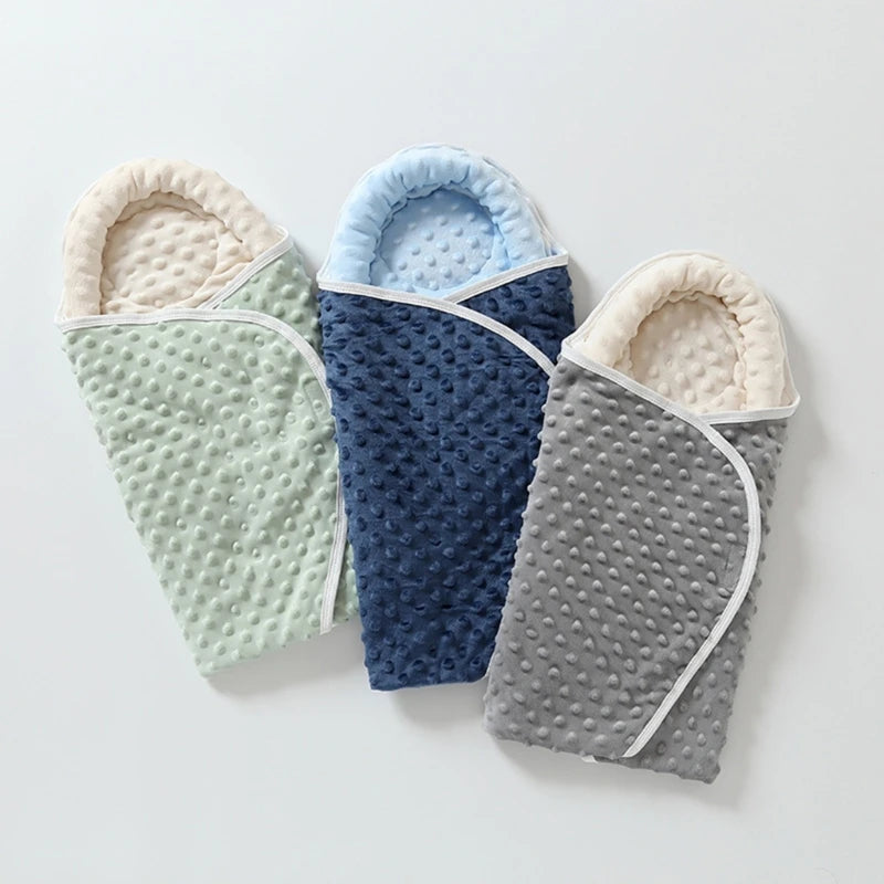 Soft Newborn Baby Sleeping Swaddles Wrap Receiving Blanket Comfortable Bedding Crib