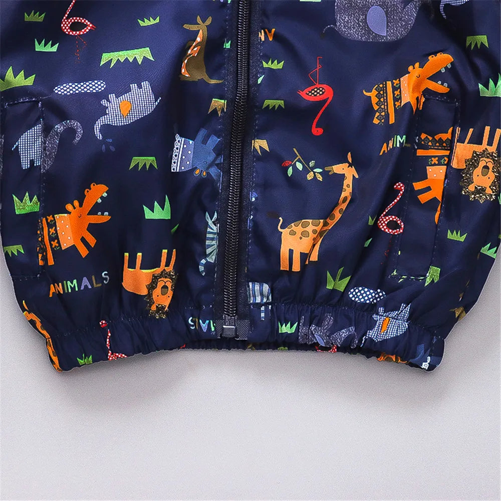 Children's outerwear for boys Autumn baby giraffe jacket