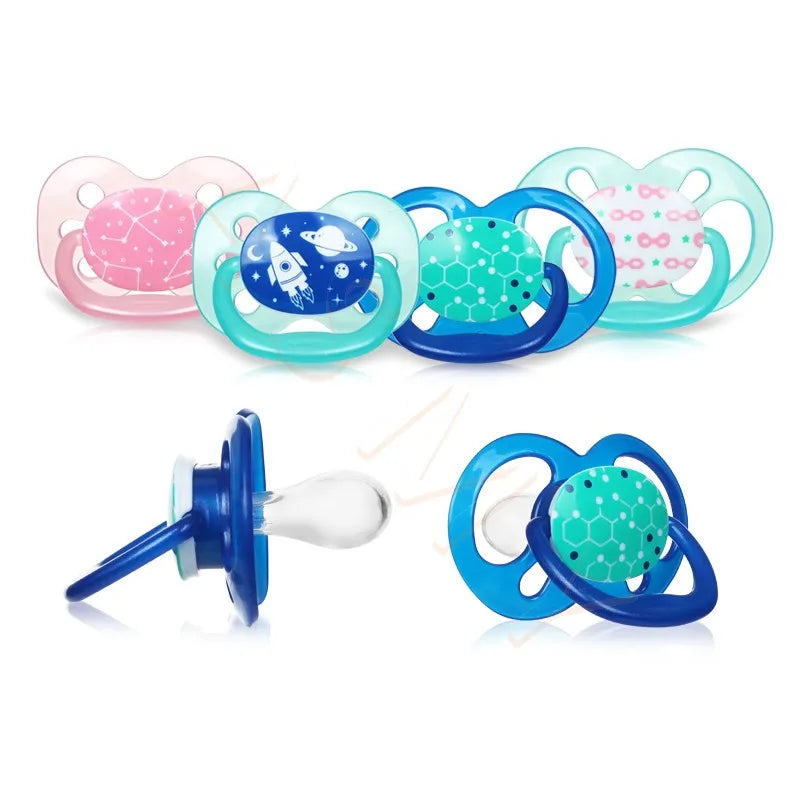 Dr. Brown's pacifier / silicone material / soft newborn baby to 0-6-12-18 months baby use
