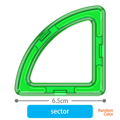 large Magnetic tiles Designer Magnet Building Blocks Accessories Educational Constructor Toys For Children Kids Girls Set Gift