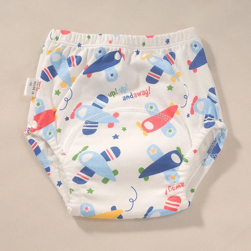 Newborn Training Pants Baby Shorts Solid Color Washable