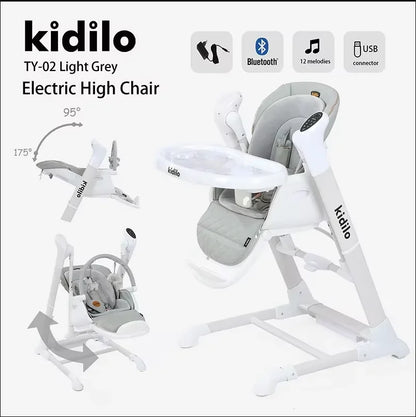 Baby Rocking Chair Electric Baby Rocking Device Newborn Baby Multifunctional Cradle Bed Dining Chair