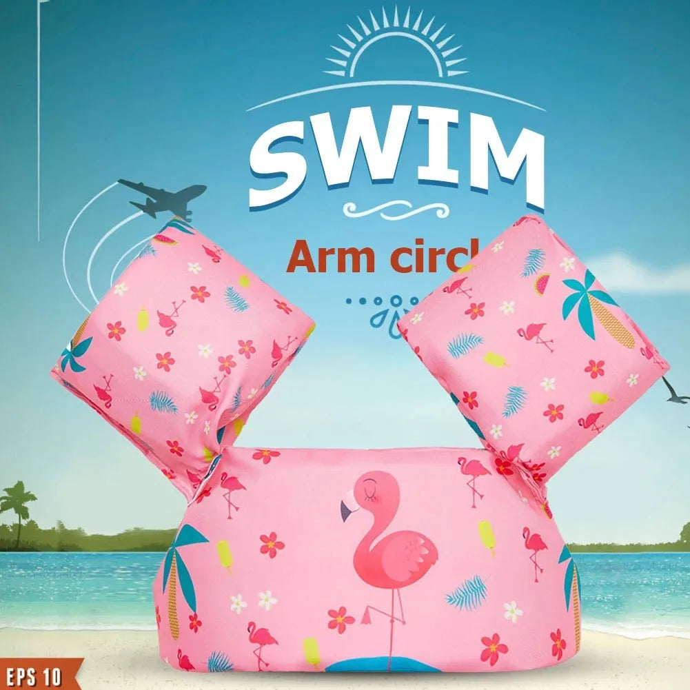 Baby Float Cartoon Arm Sleeve Life Jacket Safety Swimming Training Floating Pool Ring puddle jumper