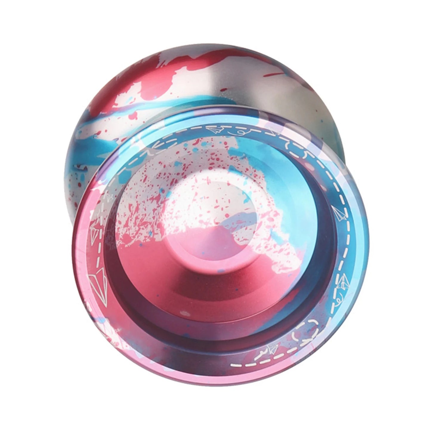 Kids Yo Yo Ball Bearing Yo Yo Professional Unresponsive Yo Yo Aluminum Alloy Yo Yo Ball for Beginners Advanced Players